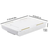 Hidden storage box, desk storage drawer, self-adhesive plastic desktop storage rack