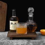 Wood Tray Pedestal Stand Farmhouse Bathroom Decor Decorative Wooden Riser Kitchen Soap Dish Holder for Vanity, Counter, Sink