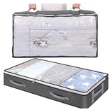 New Non-woven Underbed Quilt Storage Bag Organizer Wardrobe Clothes Dust Moisture-proof Finishing Bag Foldable Storage Box