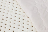 Shredded Latex Pillow for Sleeping - Adjustable Height, 100% Natural Latex Fill with Washable Cover